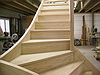 Escalier balanc en bois chataignier